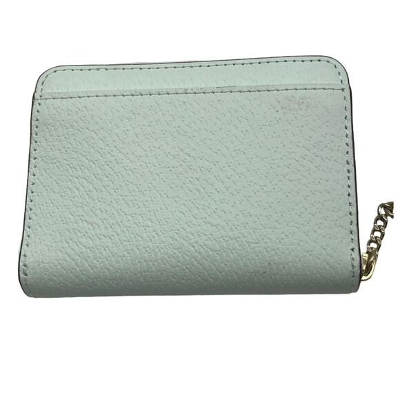 KATE SPADE Pebble Leather Pale Green Keychain Wallet, EUC - Picture 9 of 11